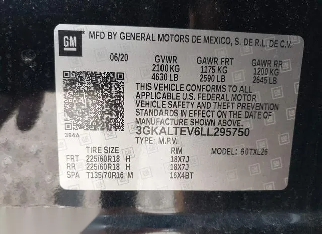 3GKALTEV6LL295750 2020 2020 GMC Terrain- Awd Sle 9