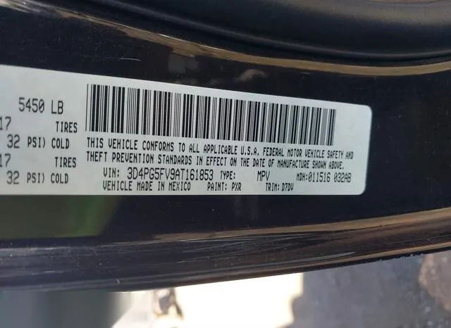 3D4PG5FV9AT161853 2010 2010 Dodge Journey- Sxt 9