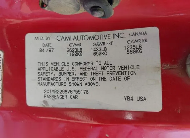 2C1MR2298V6755178 1997 1997 GEO Metro- Lsi 9