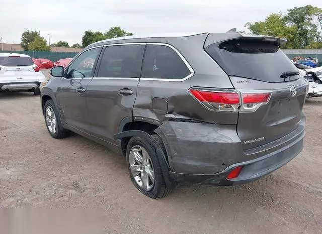 5TDDKRFH0FS223867 2015 2015 Toyota Highlander- Limited V6 3