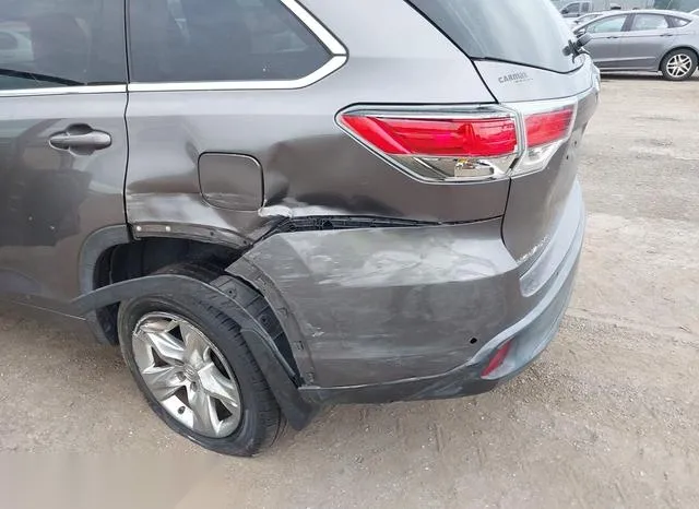 5TDDKRFH0FS223867 2015 2015 Toyota Highlander- Limited V6 6