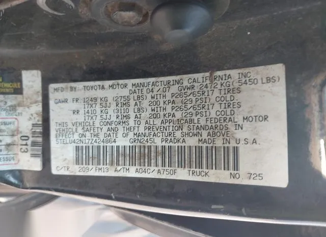 5TELU42N17Z424864 2007 2007 Toyota Tacoma- Base V6 9