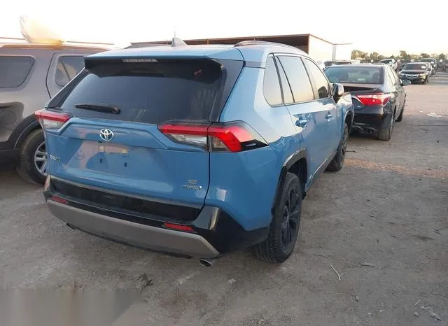 JTM16RFV6NJ017378 2022 2022 Toyota RAV4- Hybrid SE 4