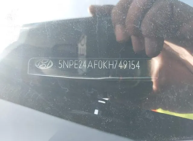 5NPE24AF0KH749154 2019 2019 Hyundai Sonata- SE 9