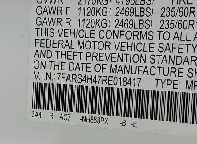 7FARS4H47RE018417 2024 2024 Honda CR-V- Ex Awd 9