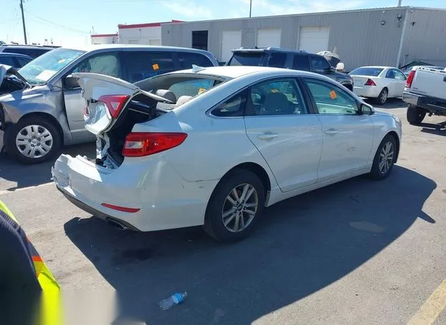 5NPE24AF6GH393834 2016 2016 Hyundai Sonata 4