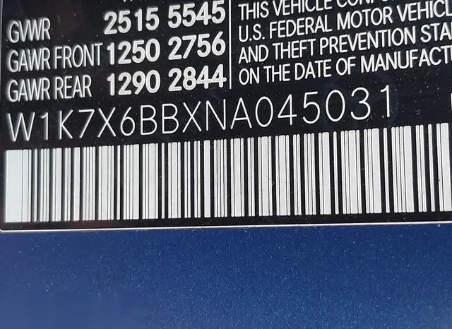 W1K7X6BBXNA045031 2022 2022 Mercedes-Benz Amg Gt 53 4-Door 9