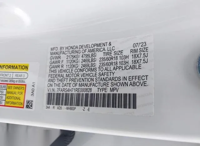 7FARS4H71RE000828 2024 2024 Honda CR-V- Ex-L Awd 9