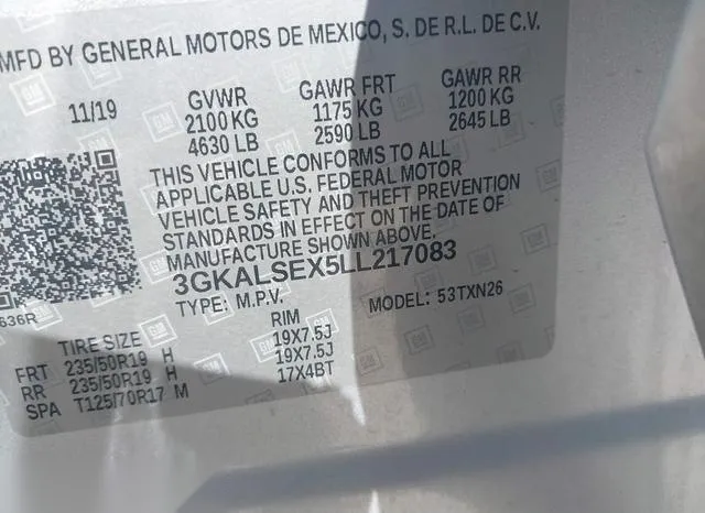 3GKALSEX5LL217083 2020 2020 GMC Terrain- Denali 9