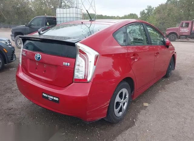 JTDKN3DU9E0386496 2014 2014 Toyota Prius- Four 4