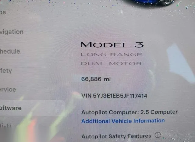 5YJ3E1EB5JF117414 2018 2018 Tesla Model 3- Long Range/Perfor 7