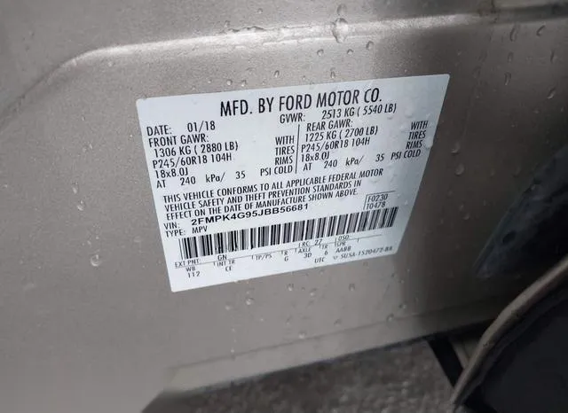 2FMPK4G95JBB56681 2018 2018 Ford Edge- SE 9