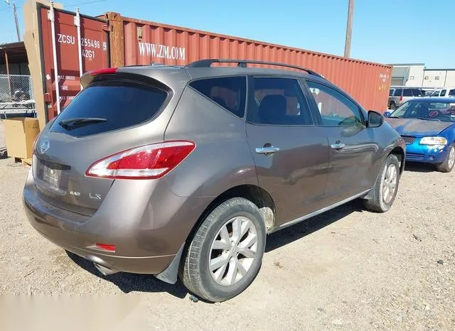 JN8AZ1MW4CW230774 2012 2012 Nissan Murano- SL 4