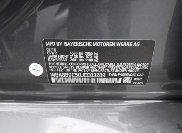 WBA8B9C50JEE83289 2018 2018 BMW 3 Series- 330I 9