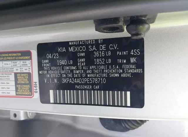 3KPA24AD2PE578710 2023 2023 KIA Rio- S 9