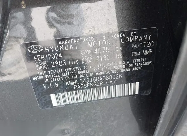 KMHL54JJ8RA088926 2024 2024 Hyundai Sonata- Hybrid Limited 9