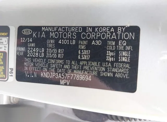 KNDJP3A57F7789694 2015 2015 KIA Soul- - 9