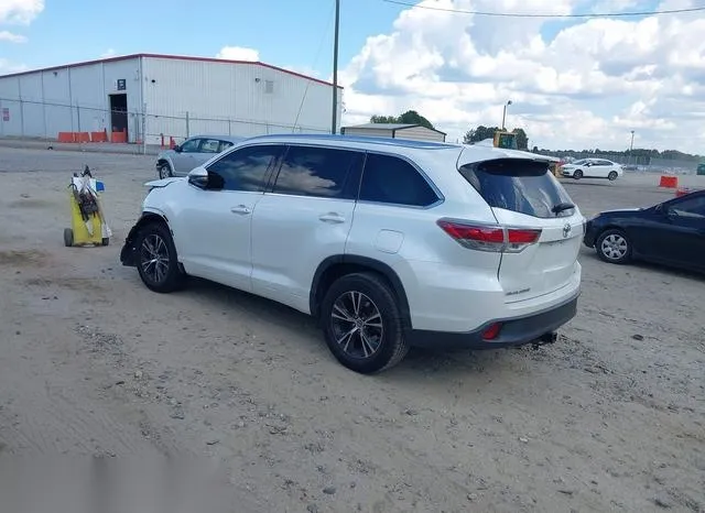 5TDKKRFH4GS123019 2016 2016 Toyota Highlander- Xle V6 3