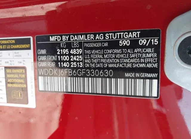 WDDKJ6FB6GF330630 2016 2016 Mercedes-Benz E 400 9