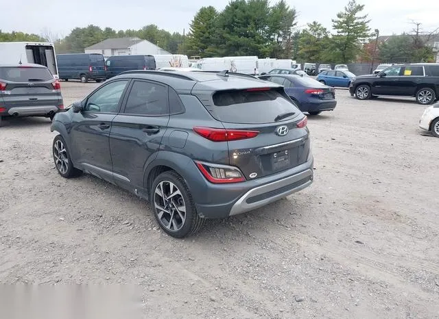 KM8K5CA30NU776077 2022 2022 Hyundai Kona- Limited 3