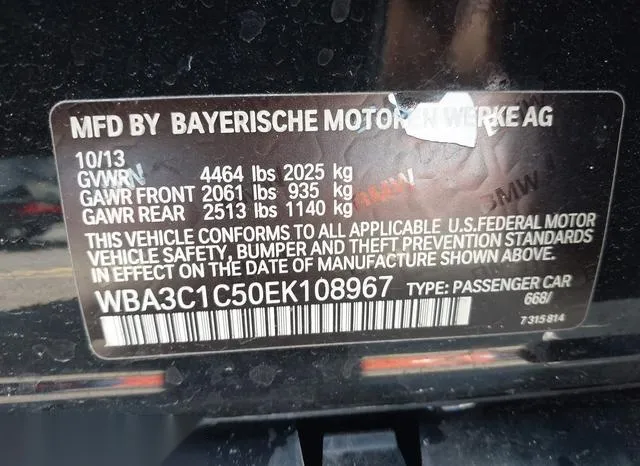 WBA3C1C50EK108967 2014 2014 BMW 3 Series- 328I 9