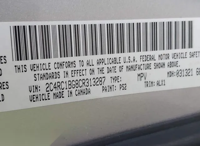 2C4RC1BG8CR313287 2012 2012 Chrysler Town and Country- Touring 9