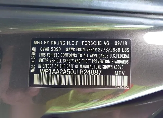 WP1AA2A50JLB24887 2018 2018 Porsche Macan 9