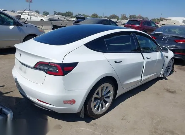 5YJ3E1EA8NF157662 2022 2022 Tesla Model 3 4