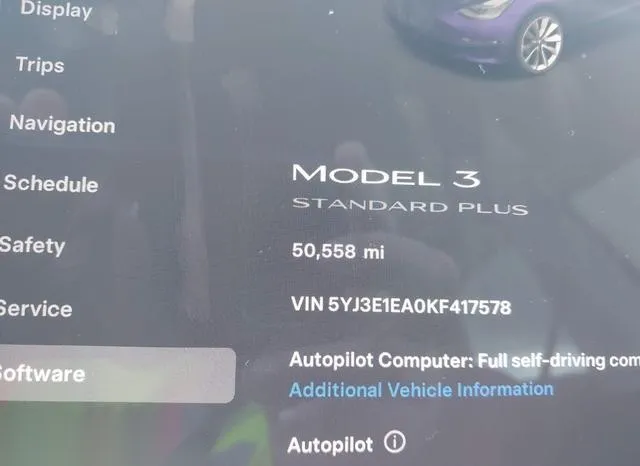 5YJ3E1EA0KF417578 2019 2019 Tesla Model 3- Long Range/Mid R 7