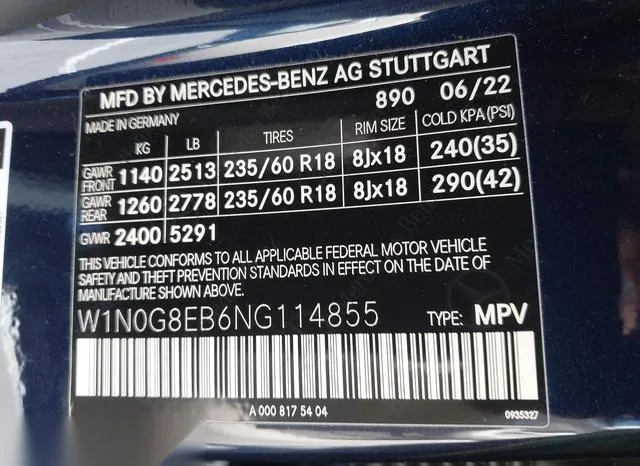 W1N0G8EB6NG114855 2022 2022 Mercedes-Benz GLC 300- 4Matic Suv 9