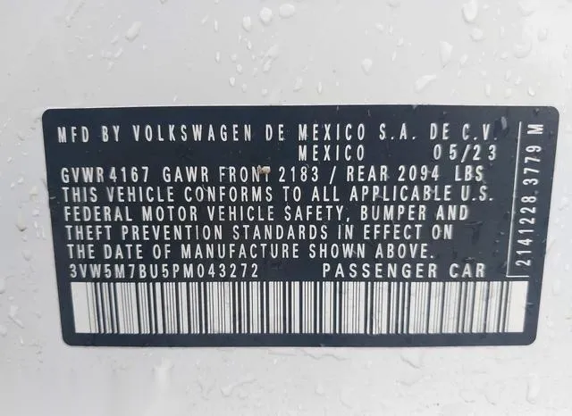 3VW5M7BU5PM043272 2023 2023 Volkswagen Jetta- 1-5T S 9