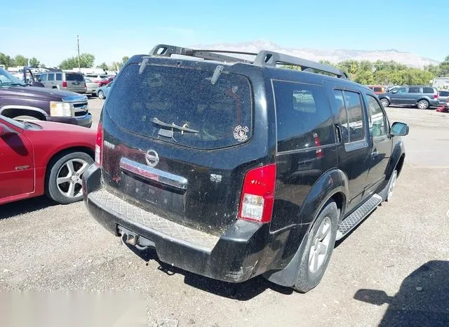 5N1AR18UX8C641749 2008 2008 Nissan Pathfinder- SE 4