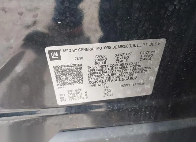 3GKALTEV6LL262862 2020 2020 GMC Terrain- Awd Sle 9