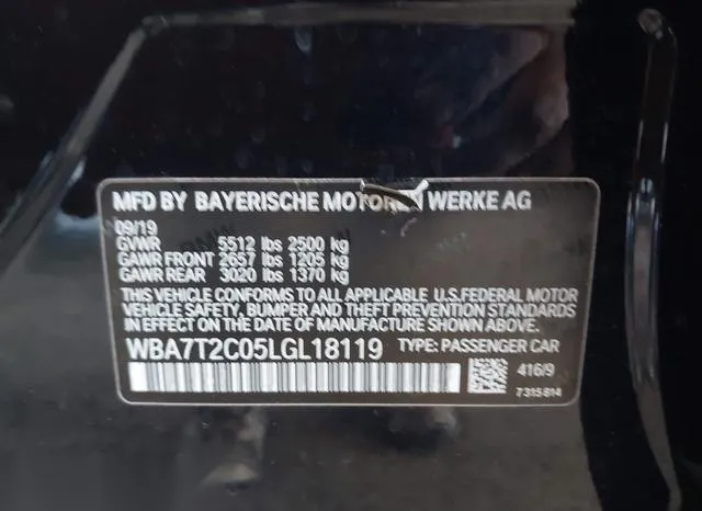 WBA7T2C05LGL18119 2020 2020 BMW 7 Series- 740I 9