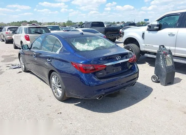 JN1EV7BR1NM342619 2022 2022 Infiniti Q50- Luxe Awd 3