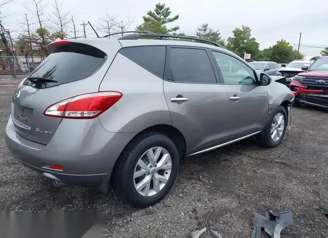 JN8AZ1MW4CW206927 2012 2012 Nissan Murano- SL 4