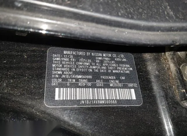 JN1BJ1AV8MW560988 2021 2021 Nissan Rogue- Sport S Fwd Xtron 9