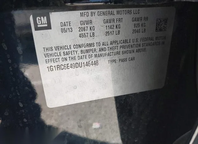 1G1RC6E49DU146448 2013 2013 Chevrolet Volt 9