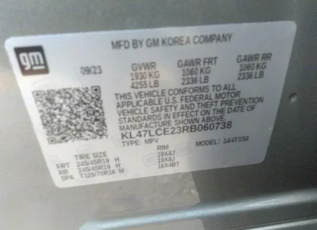 KL47LCE23RB060738 2024 2024 Buick Envista- Avenir Fwd 9