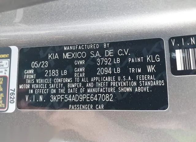 3KPF54AD9PE647082 2023 2023 KIA Forte- Gt-Line 9