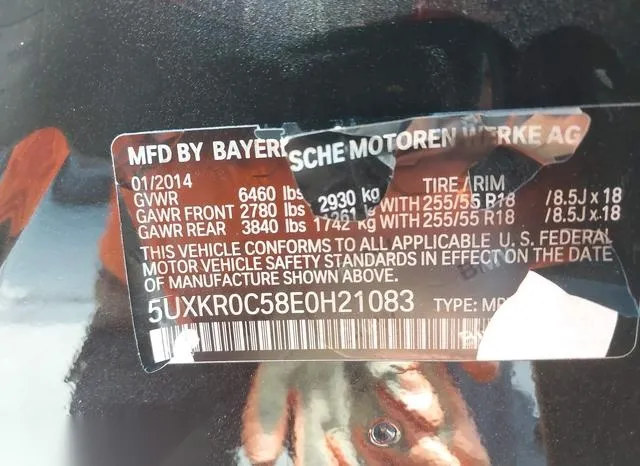 5UXKR0C58E0H21083 2014 2014 BMW X5- Xdrive35I 9