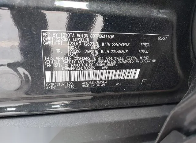 JTMB6RFV5PD100225 2023 2023 Toyota RAV4- Hybrid Xle Premium 9