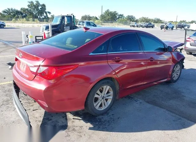 5NPEB4AC3EH842535 2014 2014 Hyundai Sonata- Gls 4