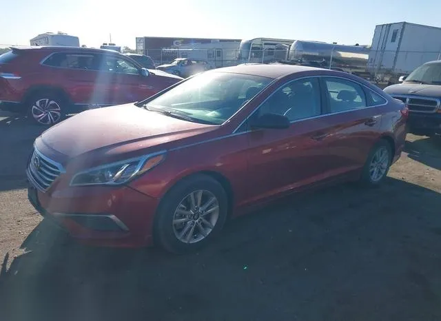 5NPE24AF9GH318495 2016 2016 Hyundai Sonata- SE 2