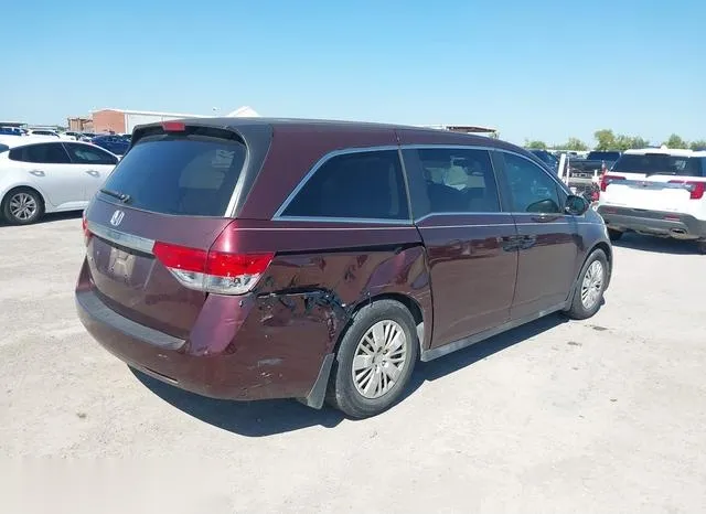 5FNRL5H26EB028993 2014 2014 Honda Odyssey- LX 4