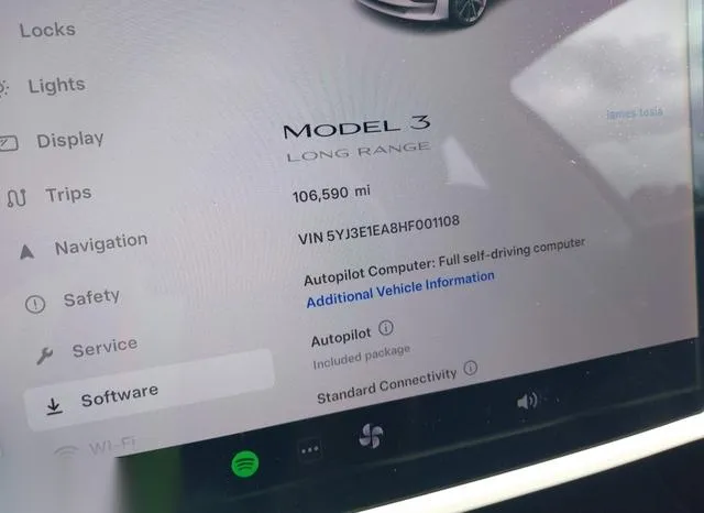 5YJ3E1EA8HF001108 2017 2017 Tesla Model 3 7