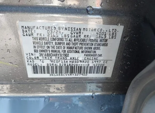 3N1AB8CV4RY327902 2024 2024 Nissan Sentra- Sv Xtronic Cvt 9