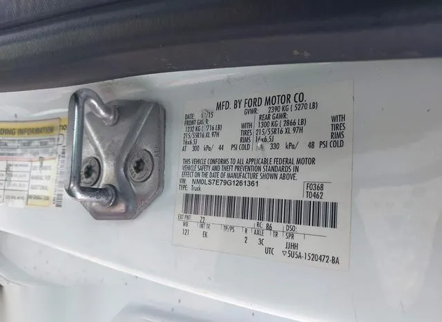 NM0LS7E79G1261361 2016 2016 Ford Transit- Connect XL 9