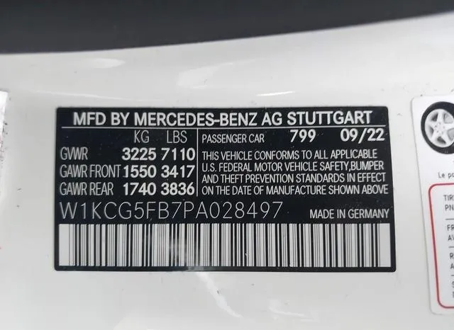 W1KCG5FB7PA028497 2023 2023 Mercedes-Benz Amg Eqs- 4Matic- 9