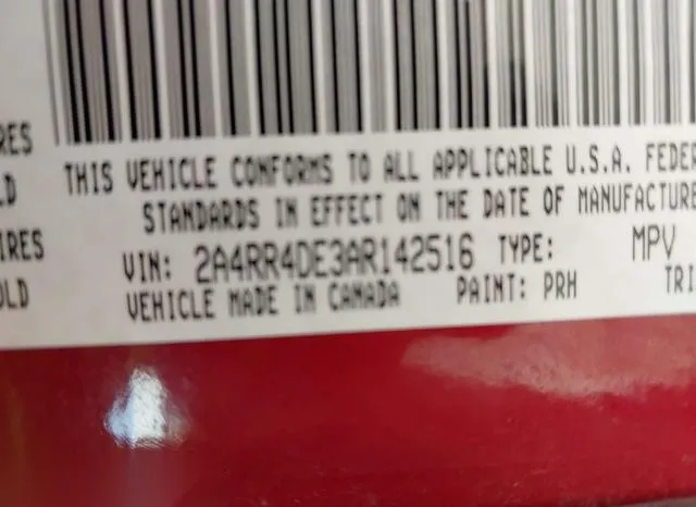 2A4RR4DE3AR142516 2010 2010 Chrysler Town and Country- LX 9